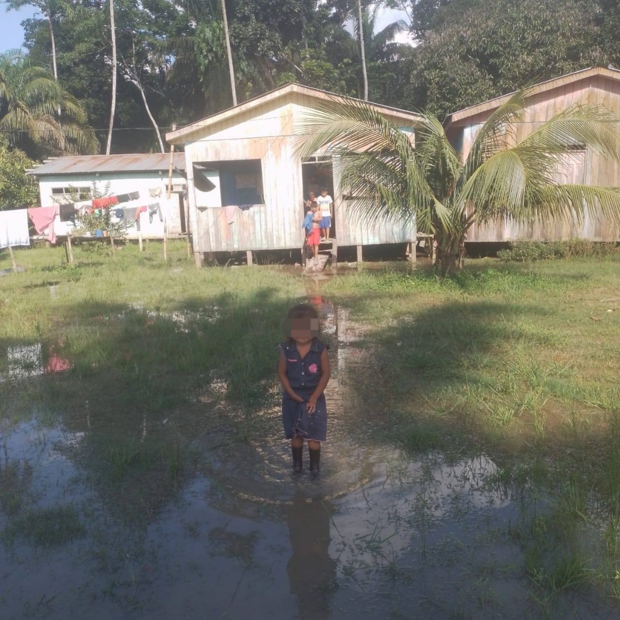 Inundaciones en el municipio de Bella Flor, Pando. Foto: Prensa Digital