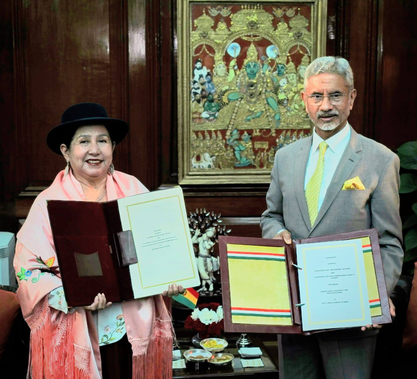 Bolivia e India refuerzan lazos estratégicos en comercio, energía y cooperación internacional