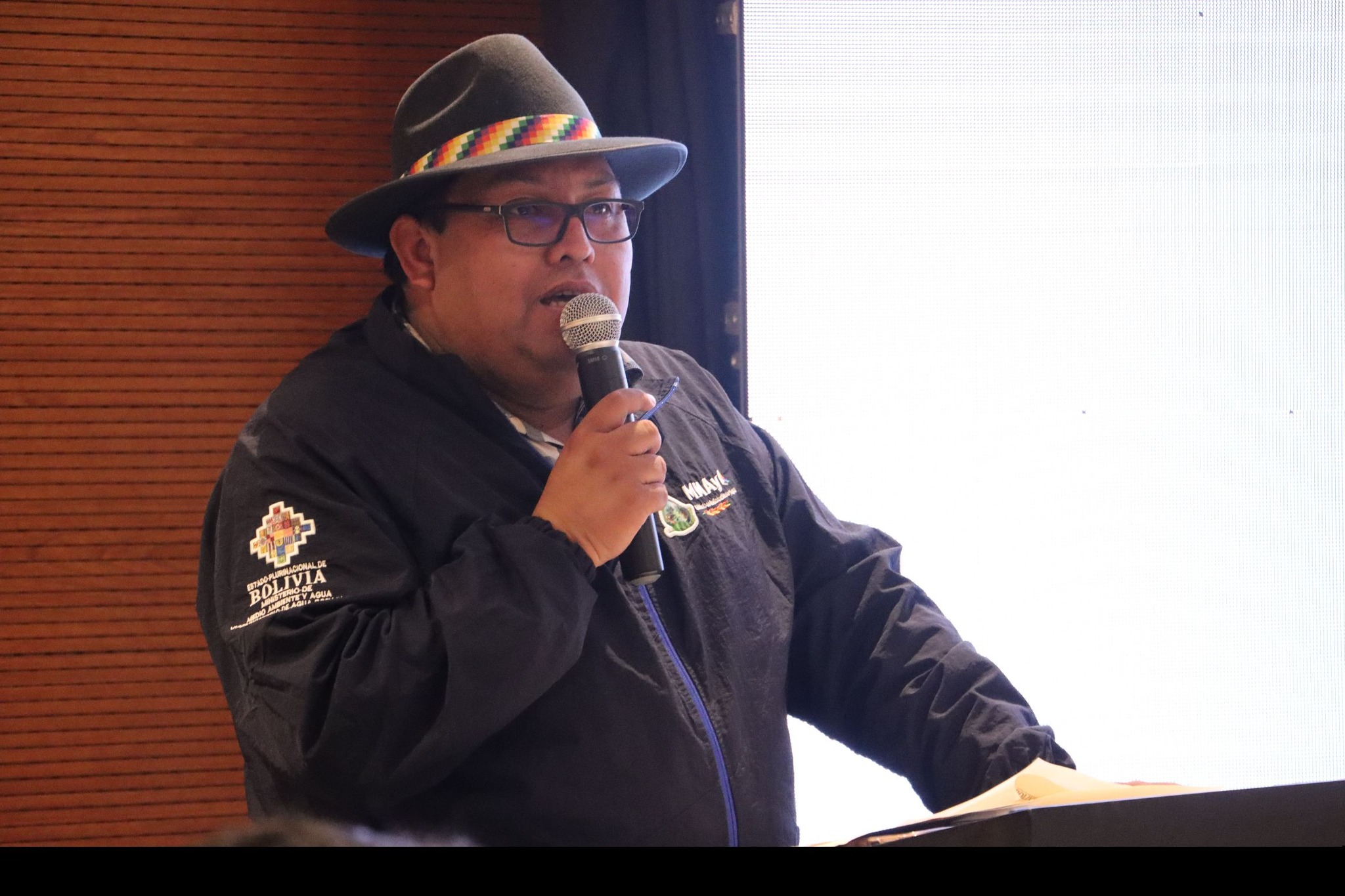 Viceministro de Agua Potable y Saneamiento Básico, Yerson Carballo. Foto: MMAyA