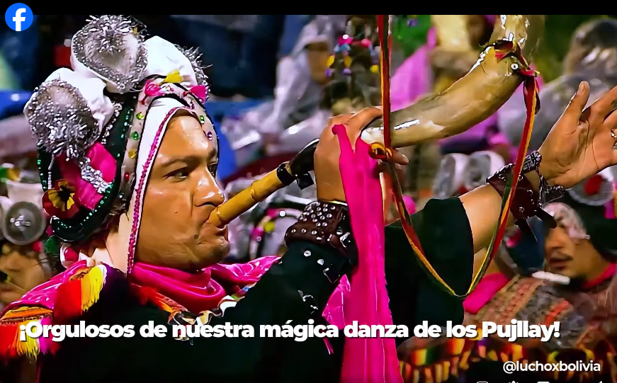 Arce reivindica la danza de los Pujllay como 100% nacional y símbolo de resistencia cultural