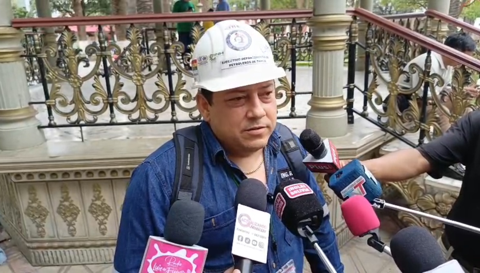 Ejecutivo de la Federación Departamental de Hidrocarburos, Energía y Petroquímica (Fedehep) de Tarija, Oscar Gonzales. Captura: RRSS