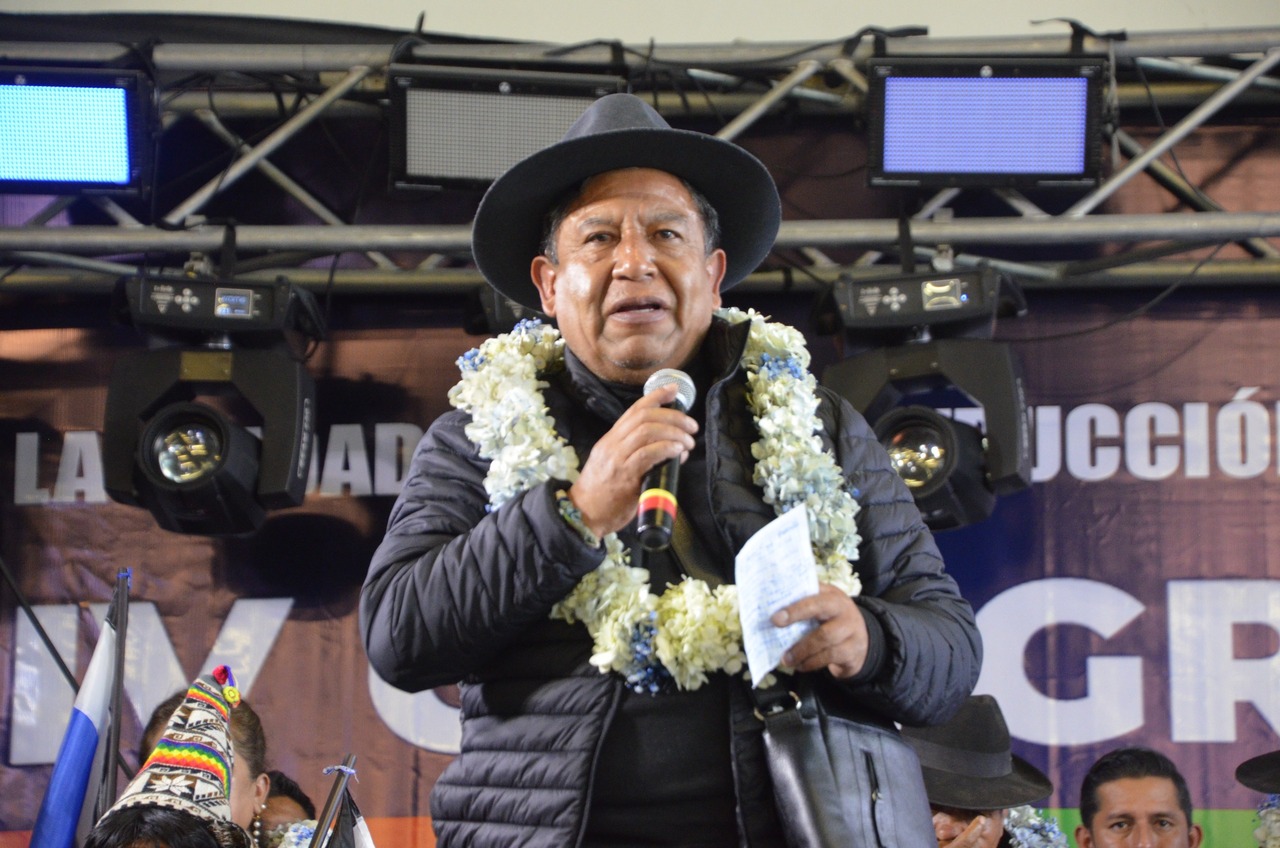 Choquehuanca asegura que el proceso de cambio es patrimonio del pueblo y nadie va a fundirlo