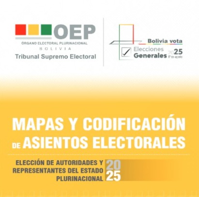 TSE publica la nueva cartografía electoral para las elecciones generales 2025