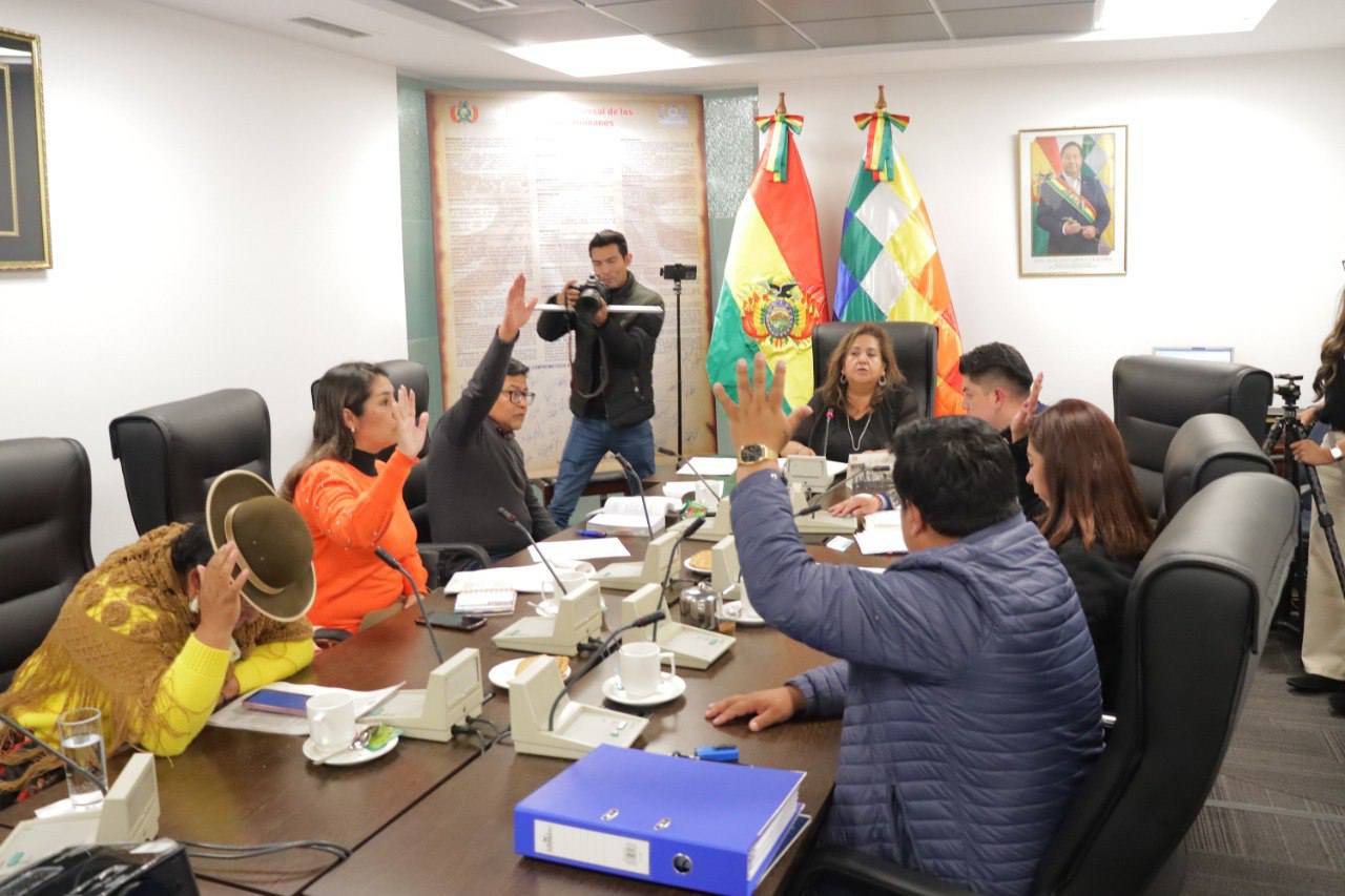 Sesión de la Comisión de Derechos Humanos que aprobó el Proyecto de Ley Nro 150. Foto: Cámara de Diputados