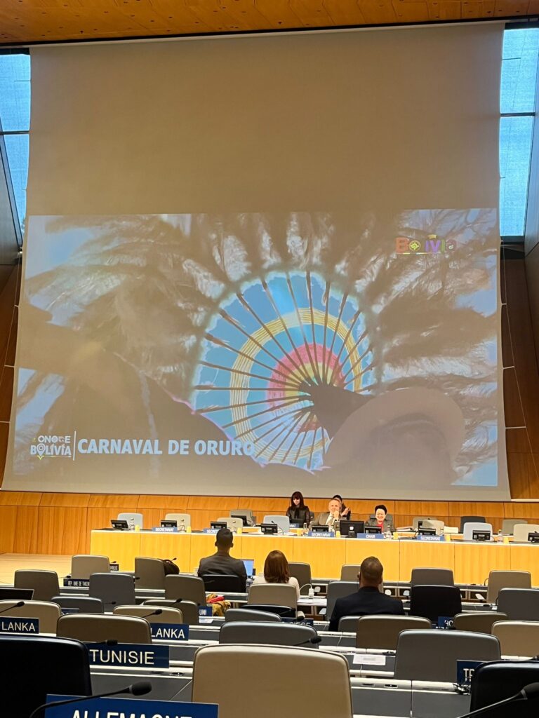 En Ginebra aprueban proyecto boliviano para desarrollo del turismo a partir de la propiedad intelectual