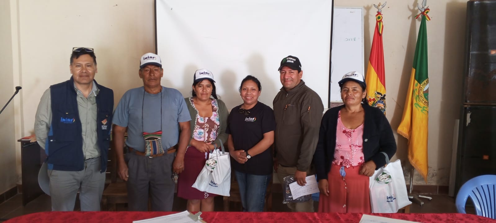 Iniaf impulsa la producción de semillas de trigo y papa en Mojocoya y Zudañez Foto: Iniaf 