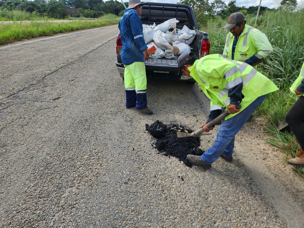 ABC ejecuta trabajos de mantenimiento en el tramo Yapacani – puente Ichilo
