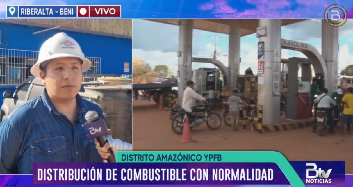 YPFB garantiza abastecimiento de combustibles en Riberalta, pide denunciar reventa
