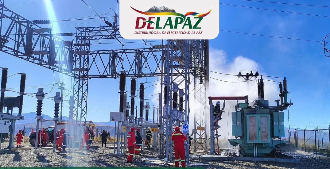 DELAPAZ restablece suministro eléctrico en zonas de El Alto, La Paz y circundantes al Lago Titicaca tras un incendio