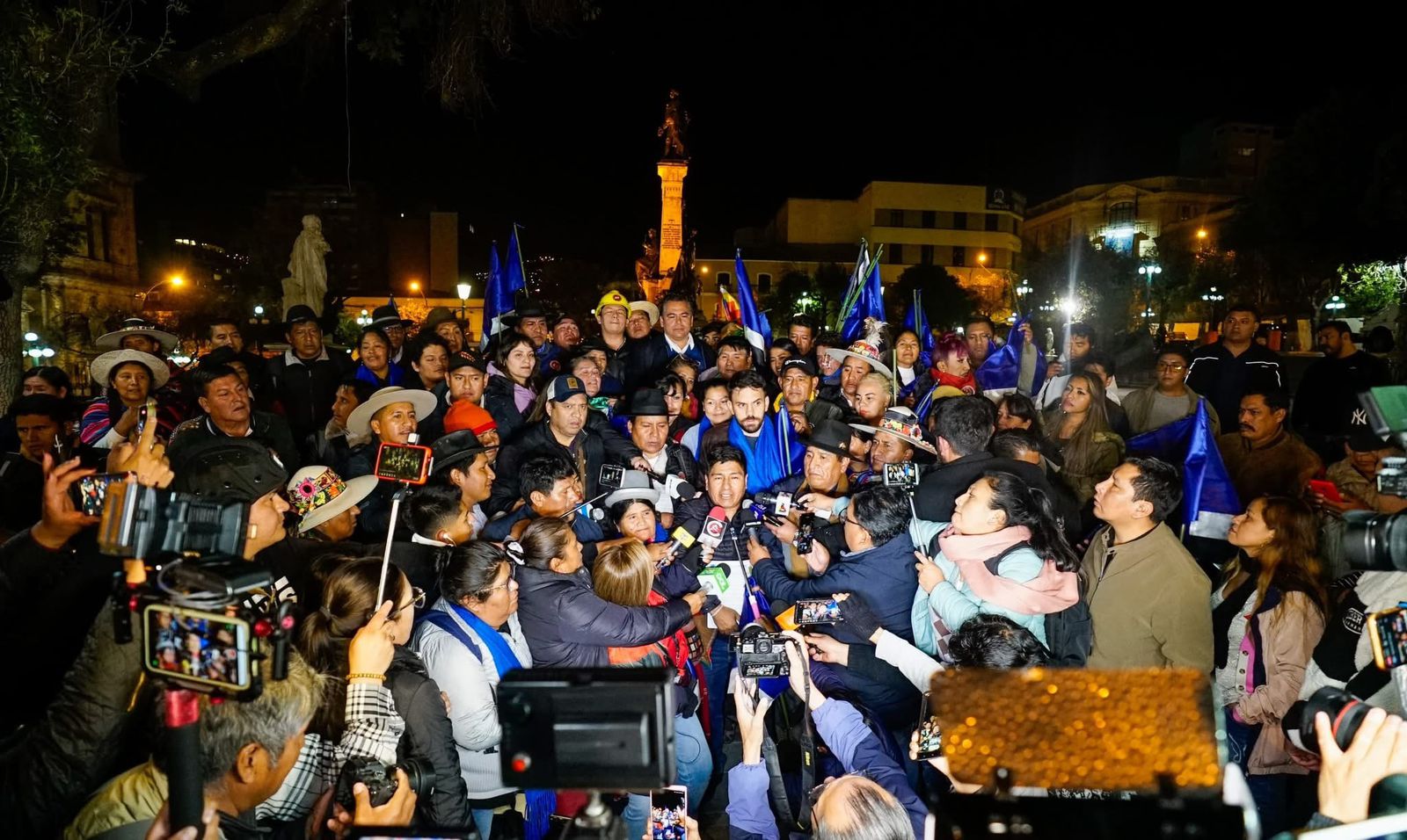 Arce saluda binomio del MAS e insiste en la unidad para asegurar la continuidad del Proceso de Cambio