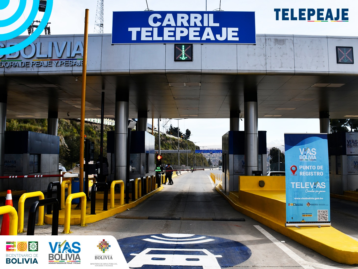 Empezó el cobro electrónico de peajes en La Paz, Cochabamba y Santa Cruz