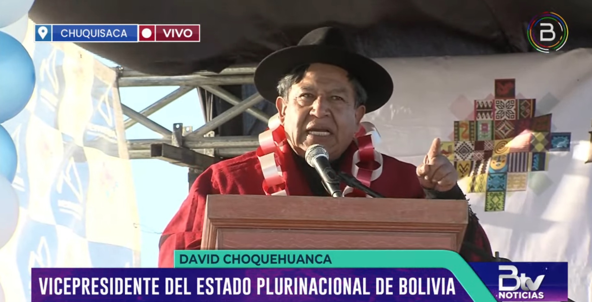 Choquehuanca afirma que el presidente Arce defenderá la democracia ante amenazas