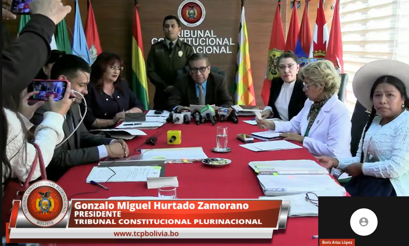 TCP garantiza que ninguno de los recursos judiciales debe alterar o modificar el calendario electoral