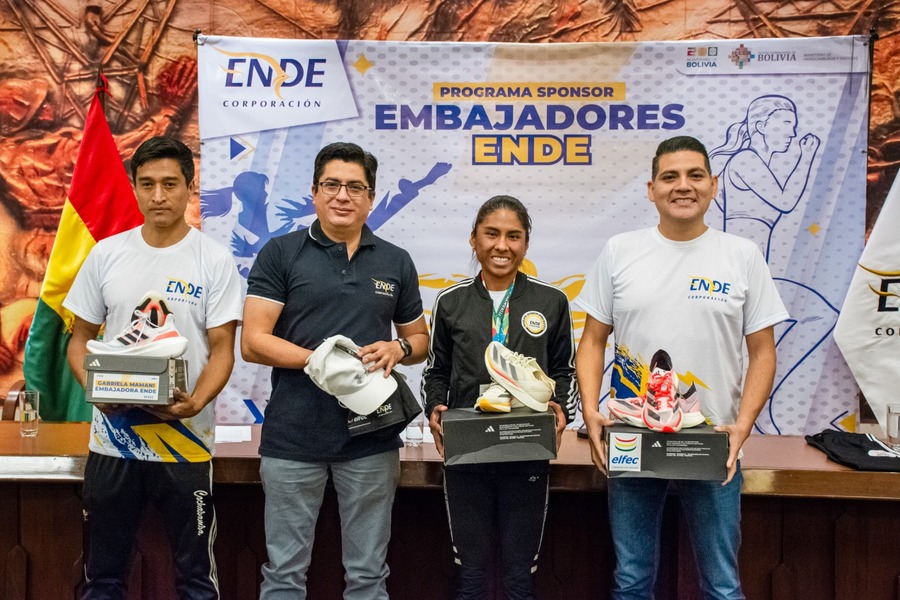 “Embajadores Ende” apoyará con indumentaria a deportistas bolivianos de alta competencia