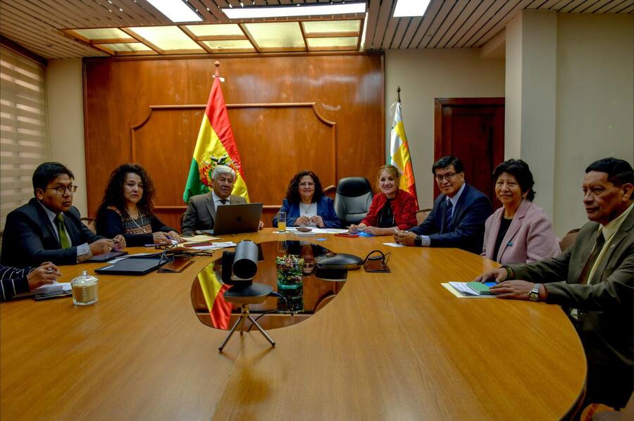 Salud se reúne con la cooperación italiana y Unicef Bolivia para fortalecer el trabajo conjunto