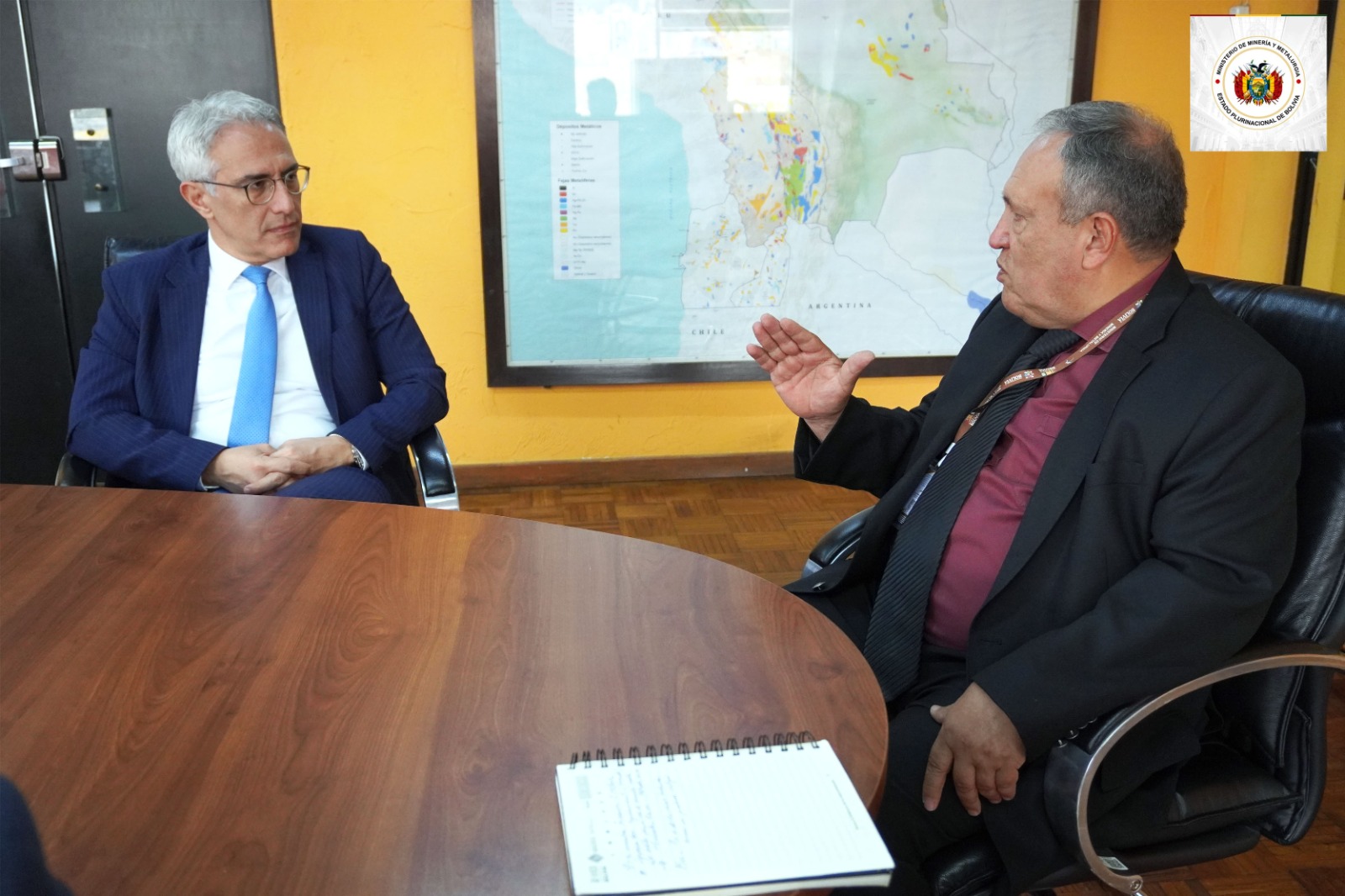 Ministro de Minería y Embajador de Turquía acuerdan consolidar una agenda bilateral sólida