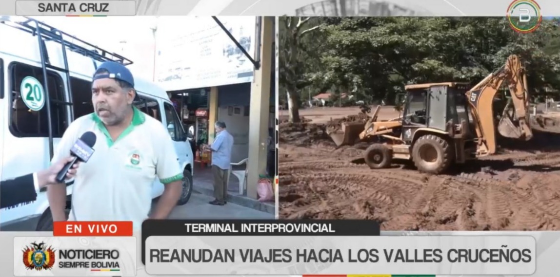 Reanudan viajes a los Valles cruceños tras habilitación de la ruta en Samaipata