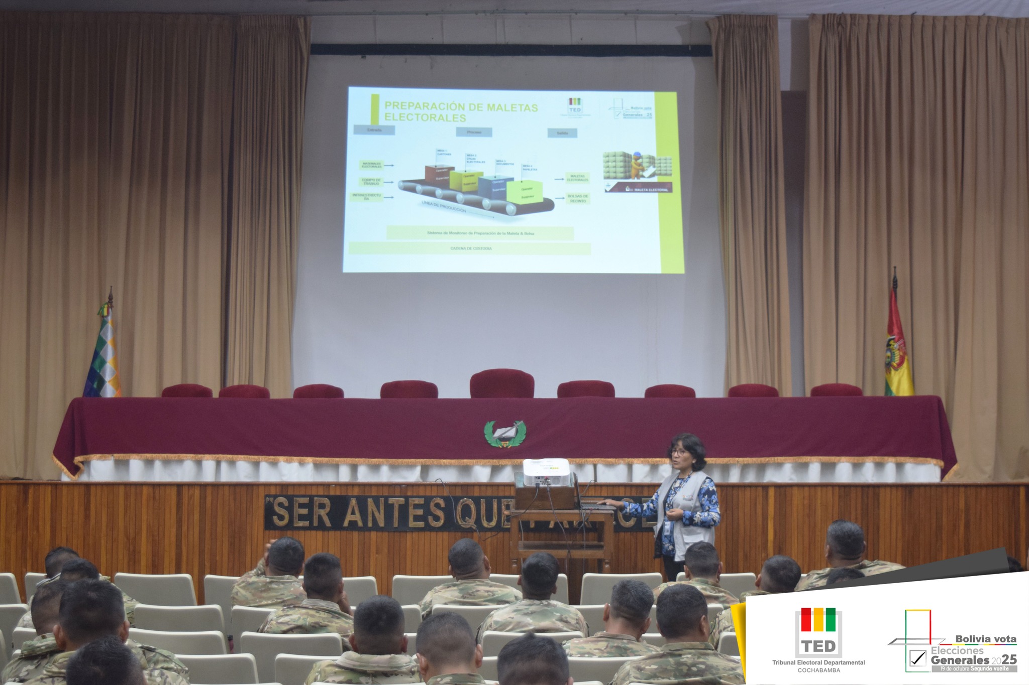 En Cochabamba y Potosí preparan la cadena de custodia para el balotaje