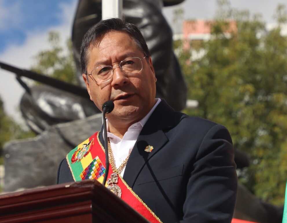 Presidente Luis Arce. Foto archivo Presidencia