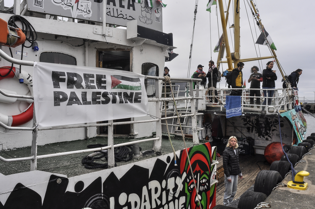Arce urge a la comunidad internacional estar alerta a los barcos que llevan ayuda humanitaria a Gaza 