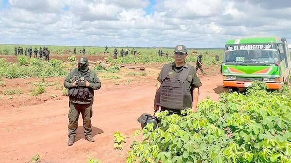 Gobierno despliega 350 policías y recupera predio avasallado en Ascensión de Guarayos