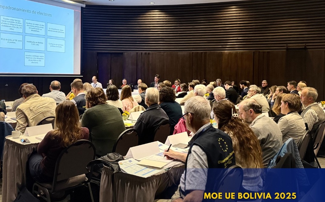 La misión europea mantiene una posición de neutralidad e imparcialidad. Foto Misión de Observadores de la UE