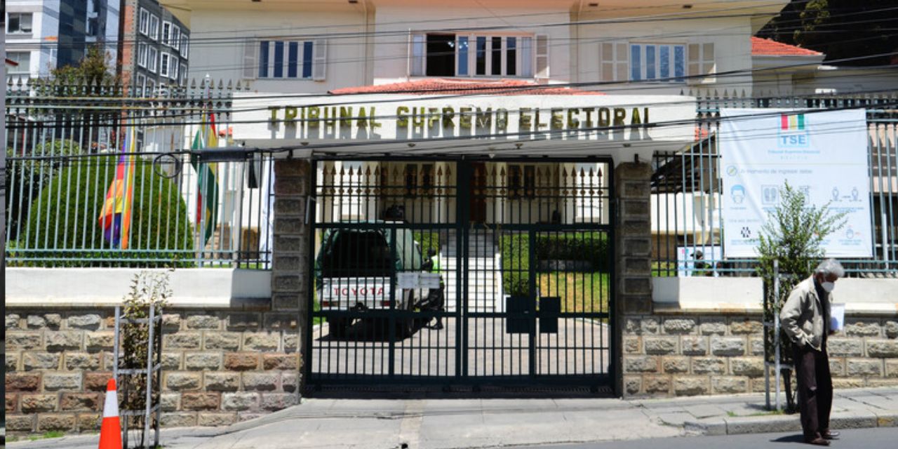 Instalaciones del TSE en La Paz. Foto archivo