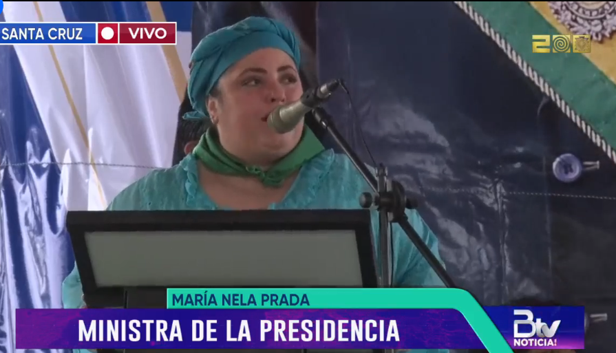Prada defiende el Bono Juancito Pinto como conquista social financiada por las empresas públicas
