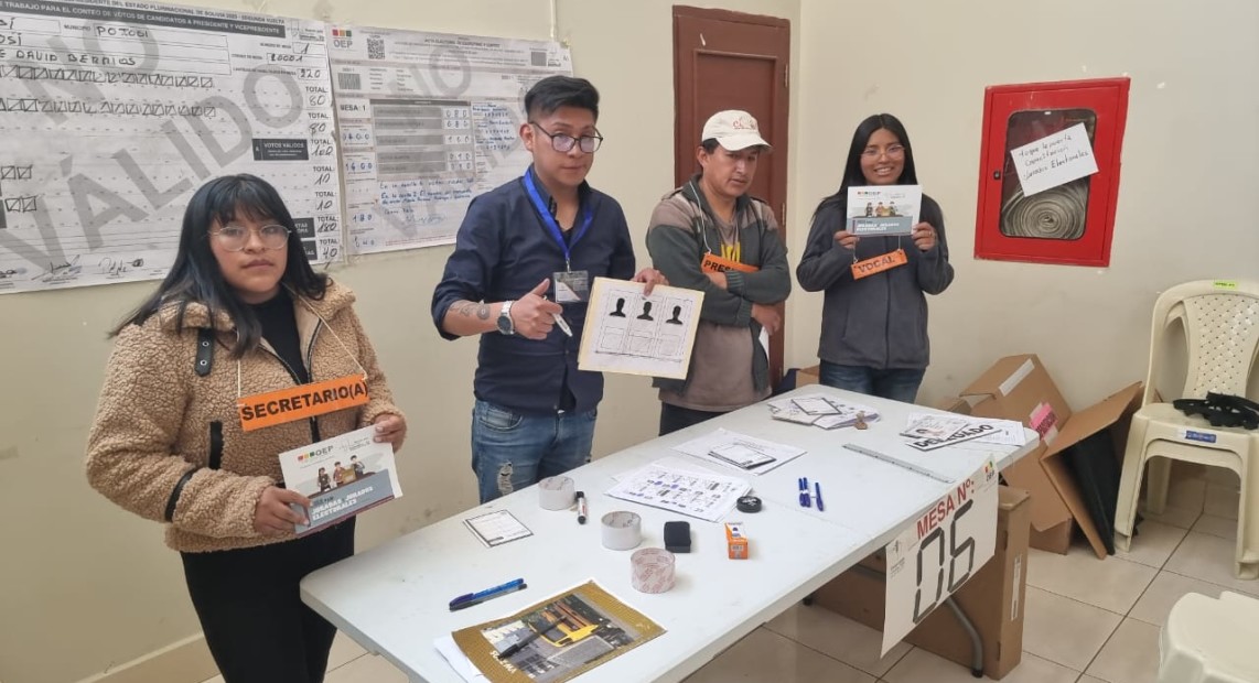 En Potosí habilitan centros de capacitación permanente para jurados electorales rumbo a la segunda vuelta