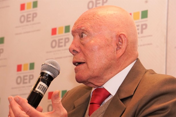 Presidente del Tribunal Supremo Electoral, Óscar Hassenteufel. Foto TSE