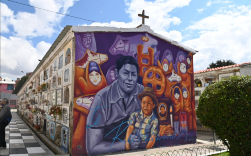 Muralistas de 5 países pintarán el Cementerio General de La Paz con obras inspiradas en Todos Santos y las Ñatitas