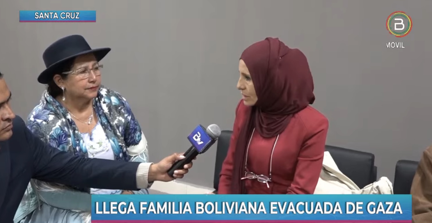 “Comenzaré de cero”, llega la primera familia boliviana repatriada de la Franja de Gaza