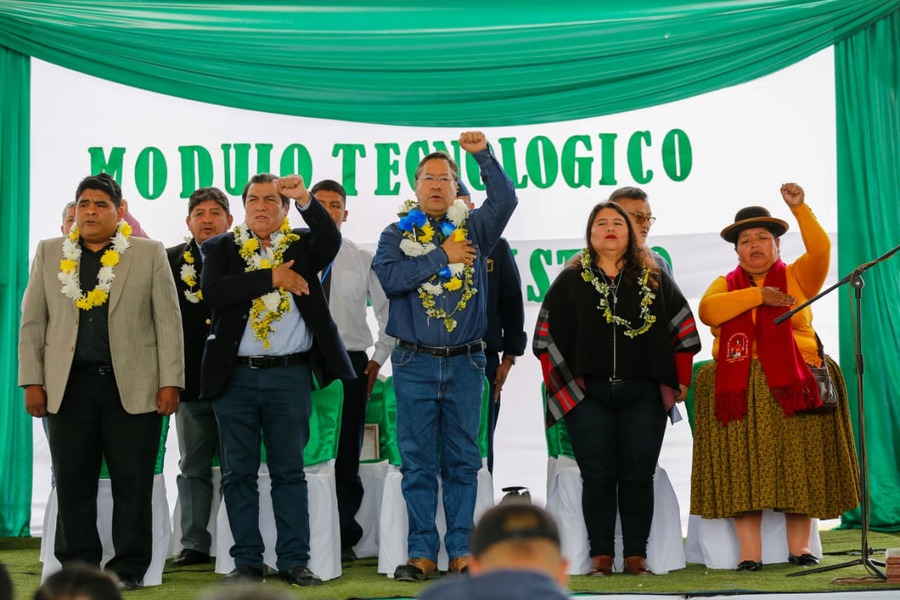 Presidente entrega en Bermejo Módulo Tecnológico con una inversión de Bs 11,1 millones y ocho carreras