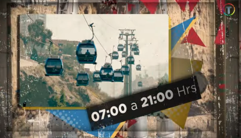 Mi Teleférico operará en su horario habitual de 07h00 a 21h00 el Día del Peatón