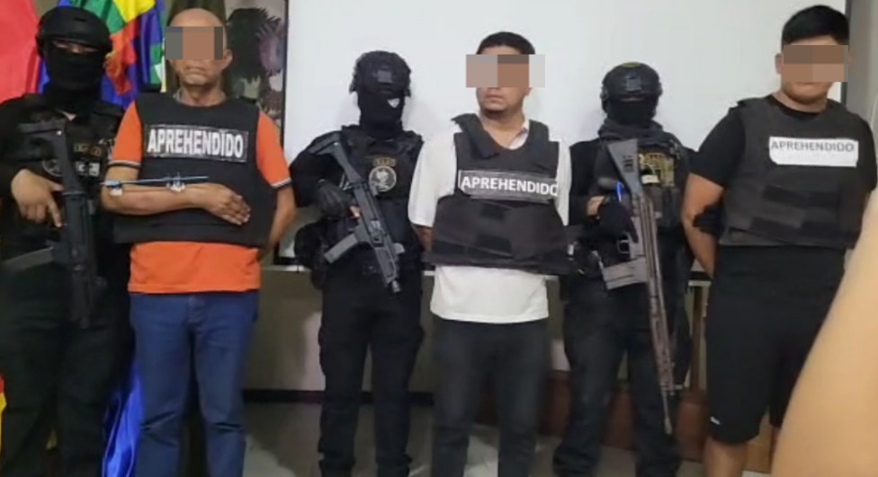 Capturan a un militar y dos civiles por el asesinato de un vinculado con el narcotráfico en Beni