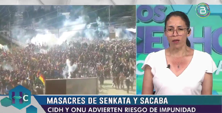Ministra Saravia asegura que la Justicia no debe dejar un precedente nefasto para las víctimas de Senkata y Sacaba