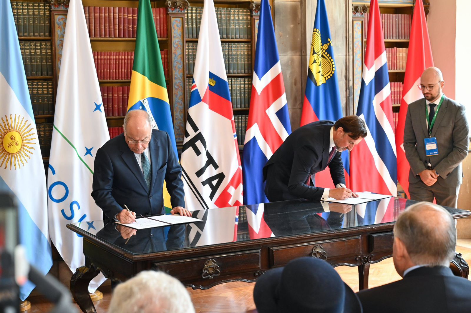 Los Estados Partes Signatarios del Mercosur y los Estados de la EFTA suscribieron un Tratado de Libre Comercio el 16 de septiembre de 2025 en Río de Janeiro, Brasil. Foto Mercosur