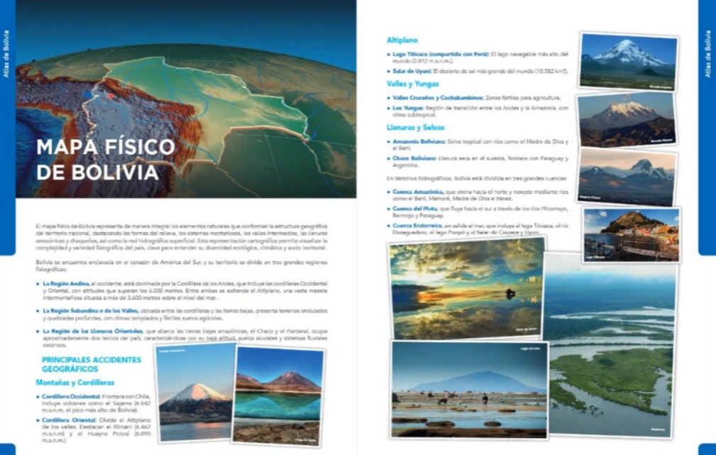 El nuevo Atlas de Bolivia no es un compendio de mapas. Foto