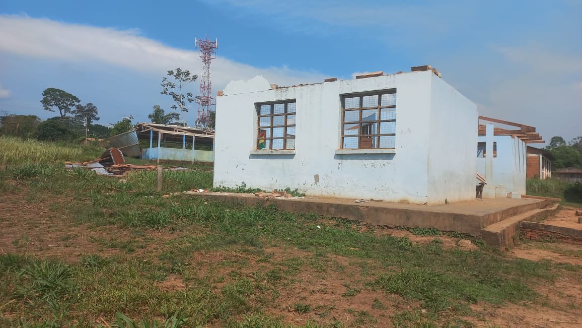 Destrozos en la Unidad Educativa Walter Rojas. Foto Presidencia