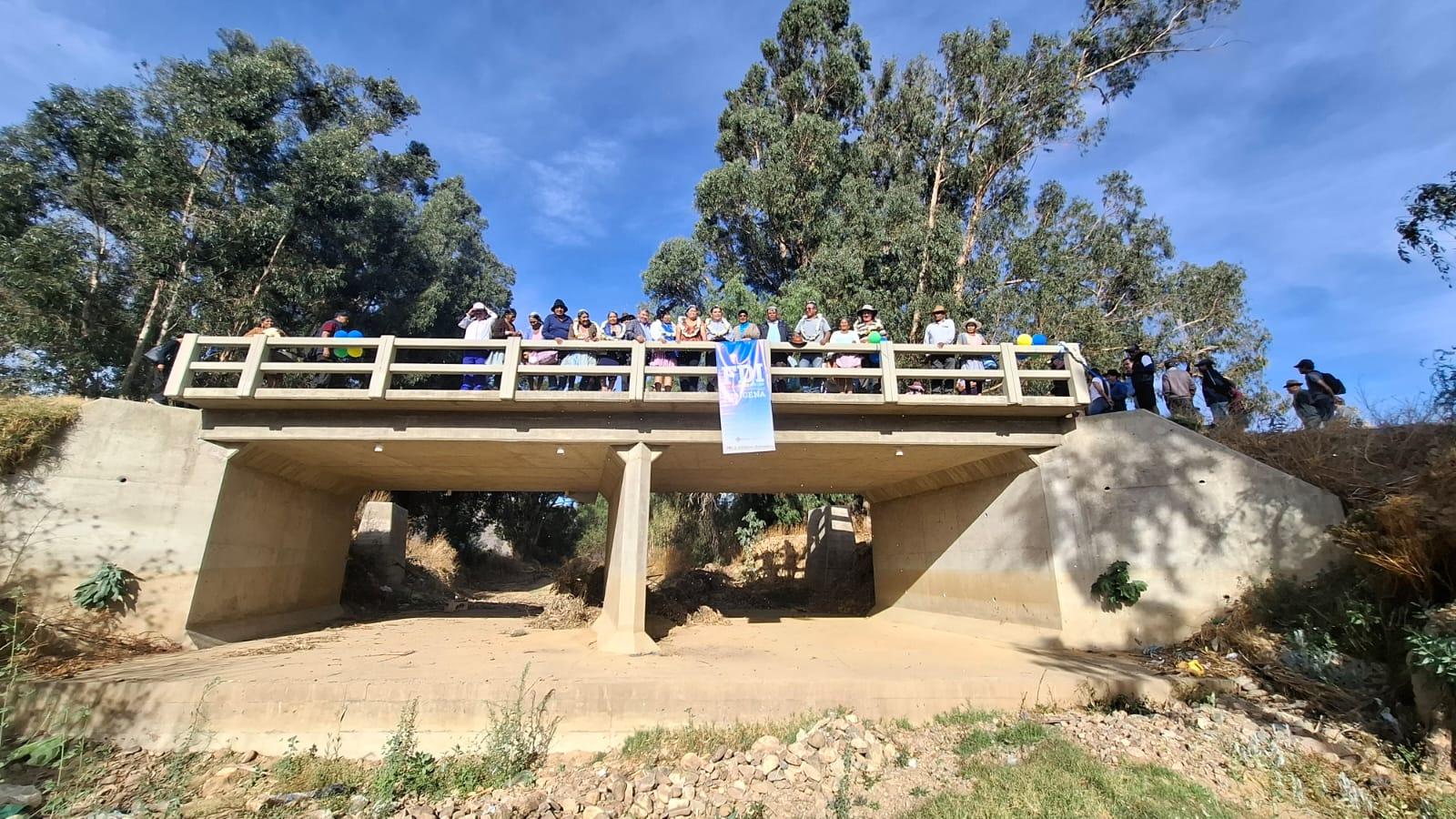 En Arani impulsan el desarrollo productivo con un nuevo puente vehicular