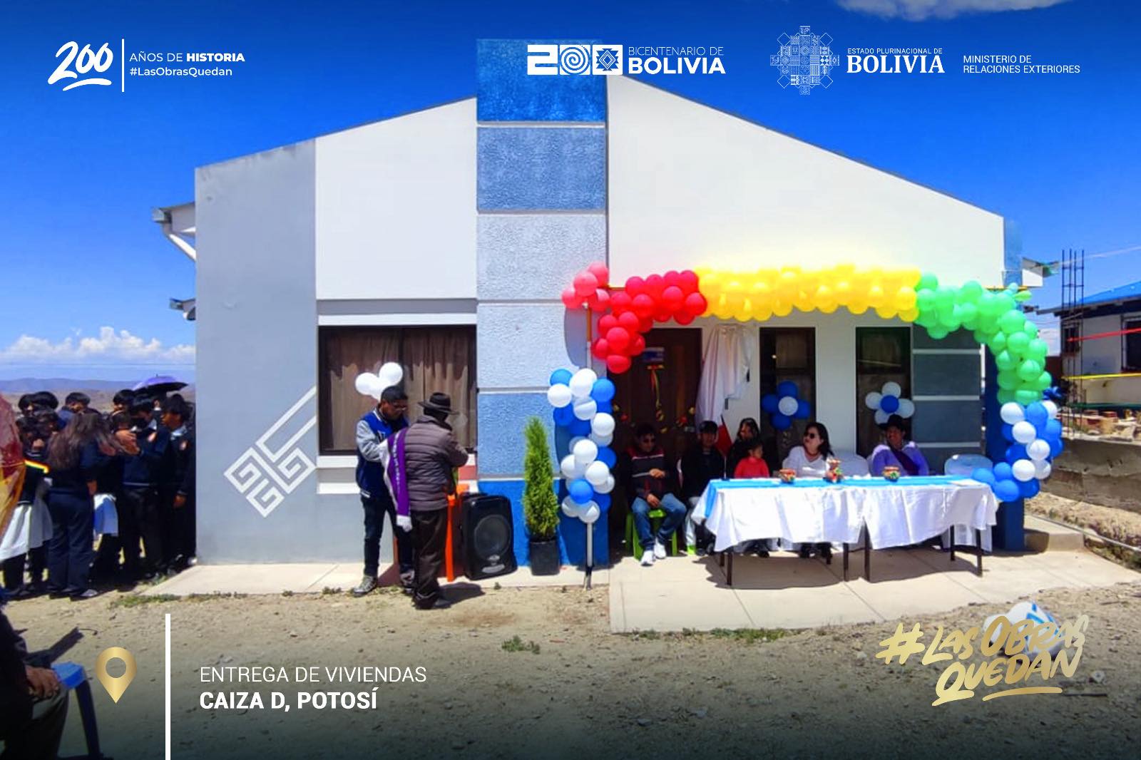 En Potosí entregan más de 700 viviendas de calidad