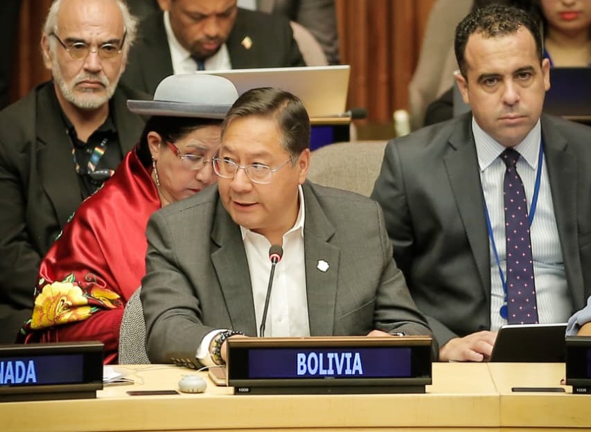 Presidente Luis Arce. Foto Presidencia