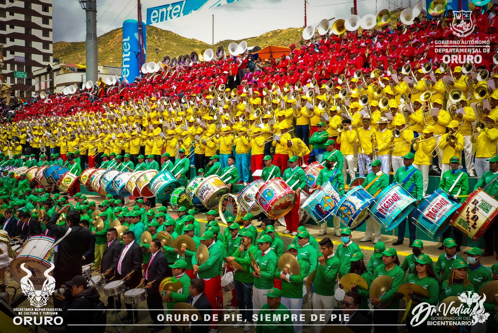 Festival de bandas en Oruro brillará con más de 5 mil intérpretes