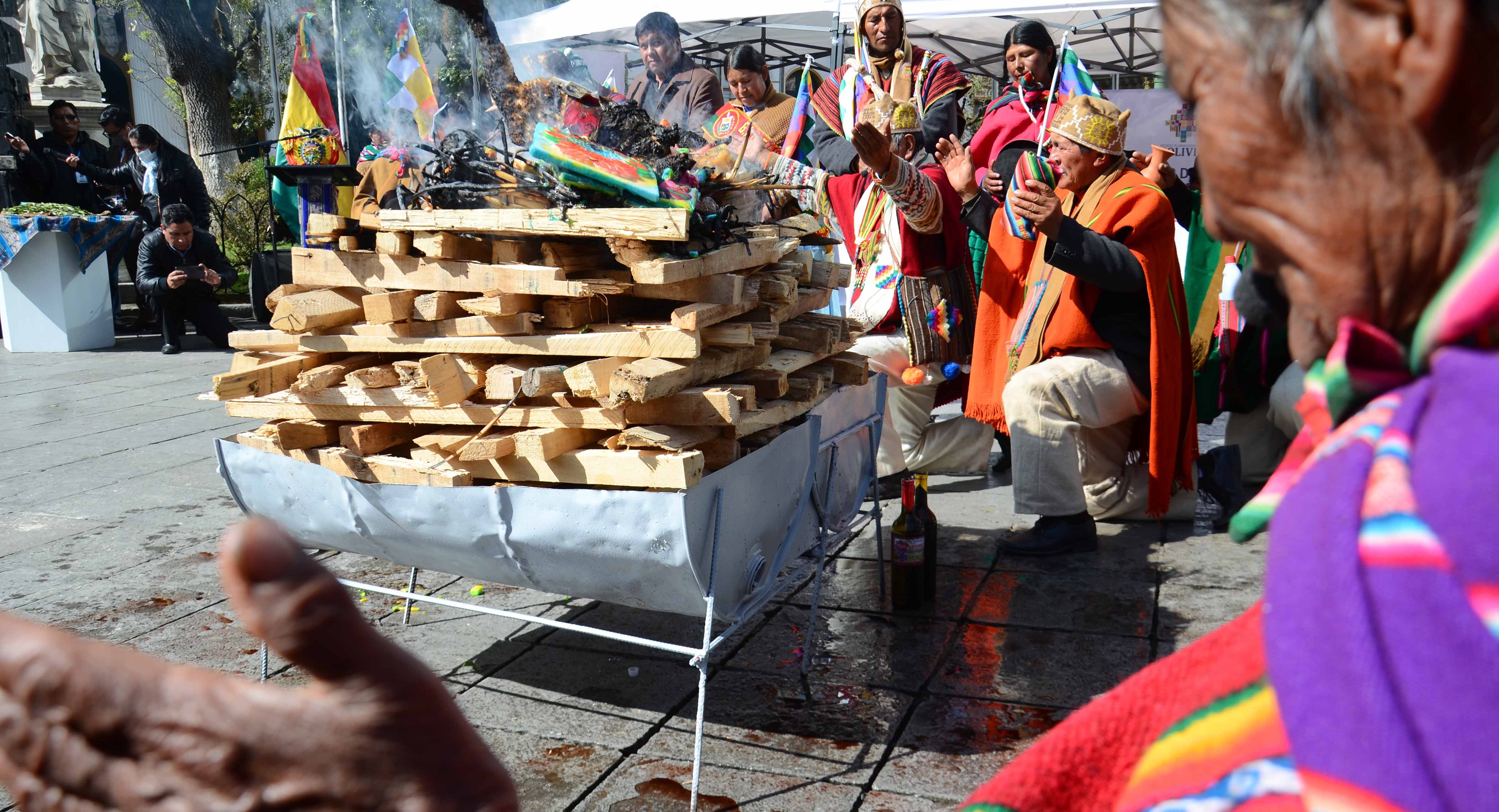 Ministra de Culturas: Año Nuevo Andino, Amazónico será la oportunidad para pedir la unidad del país