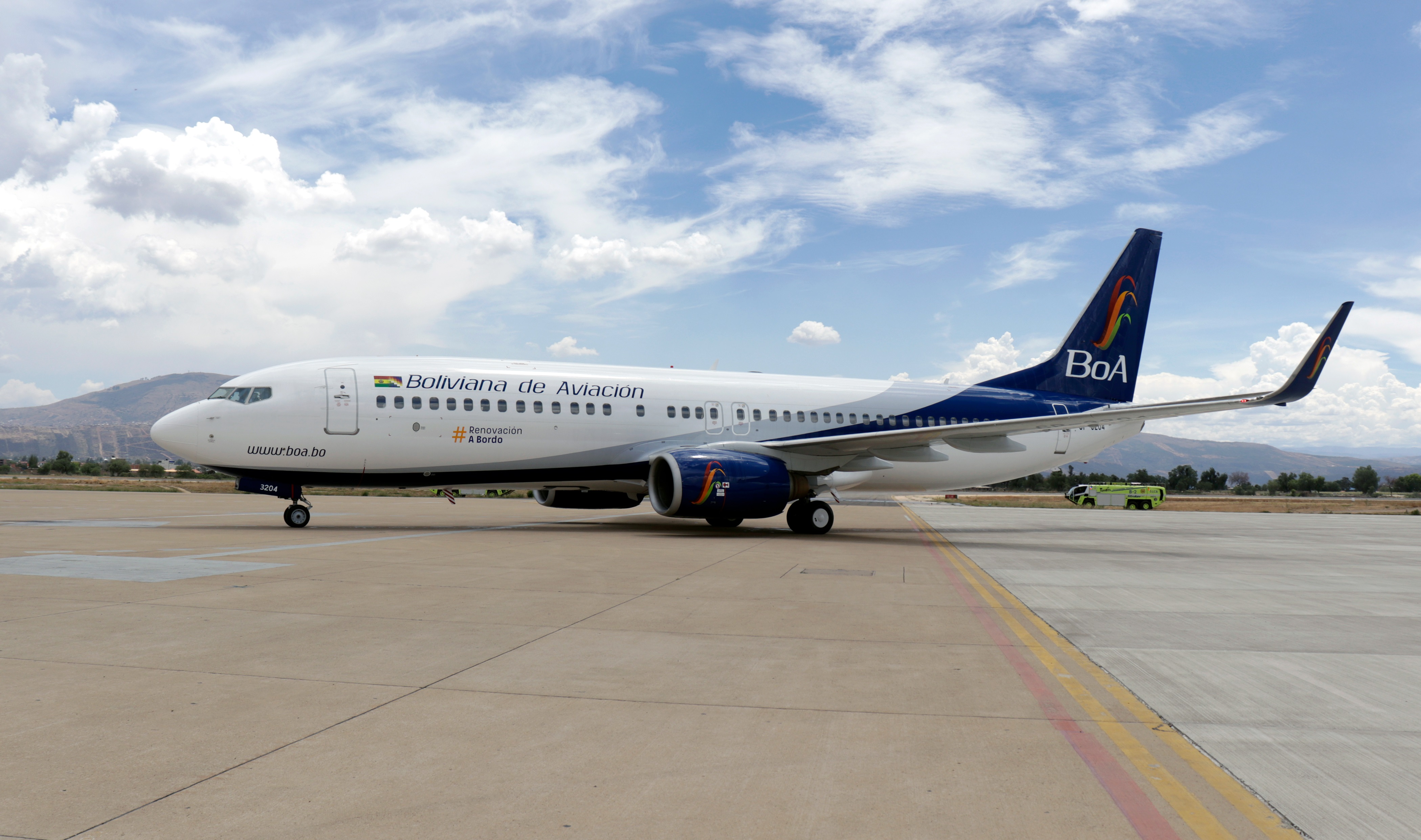 BoA mejora el servicio con una moderna aeronave 737 800 