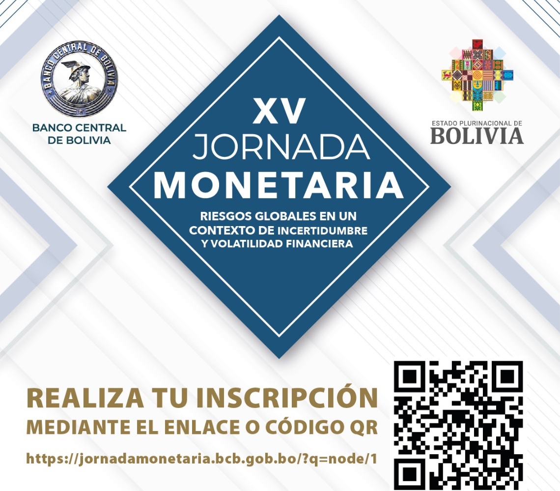 BCB organiza la XV Jornada Monetaria mañana jueves en La Paz