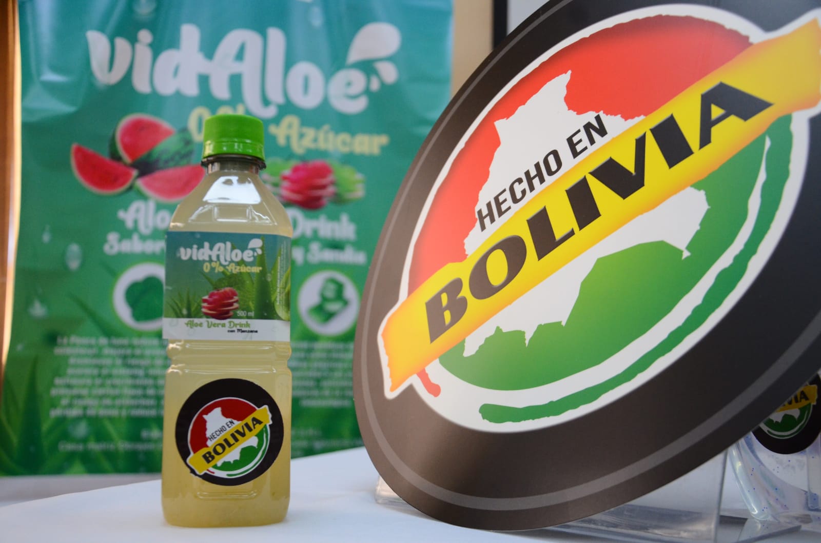Presentan jugo natural orgánico de aloe vera 0% azúcar para sustituir importaciones