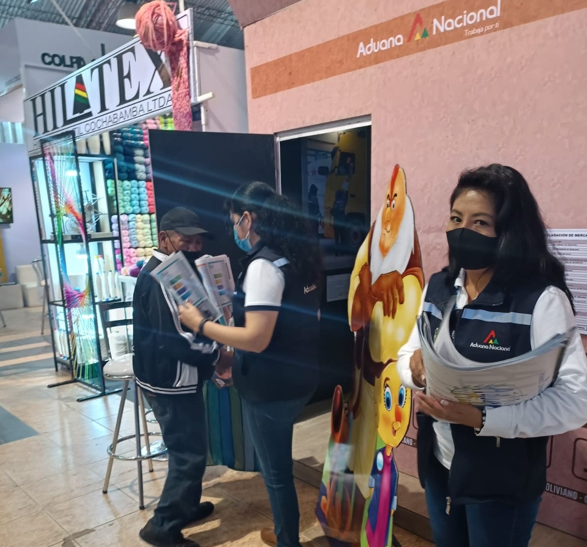 En cinco días de la Feicobol, stand de la Aduana Nacional recibió a más de 5.000 visitantes