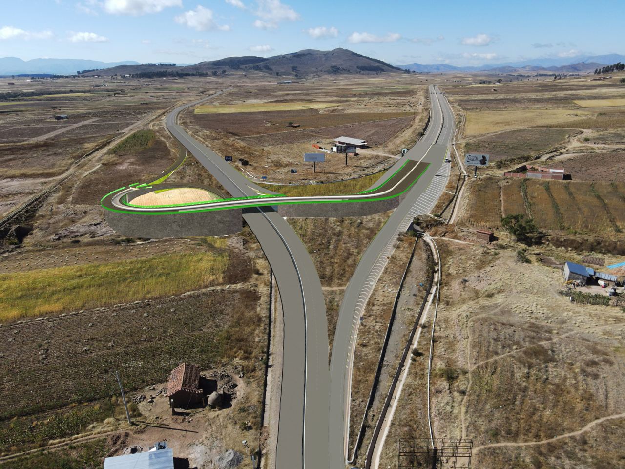 ABC: Gobierno impulsa la construcción de modernas carreteras de doble vía y pavimento rígido