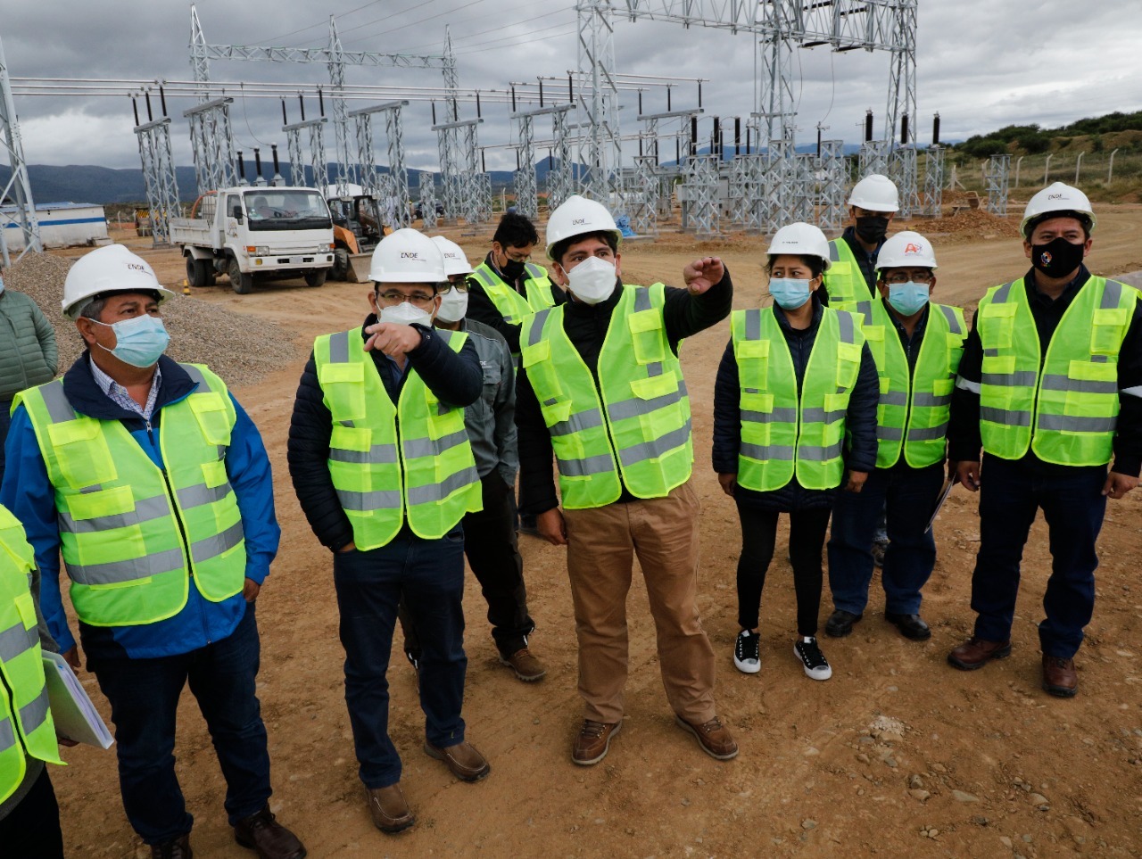 Tarija: Autoridades inspeccionan proyectos de transmisión eléctrica en Bermejo y La Angostura